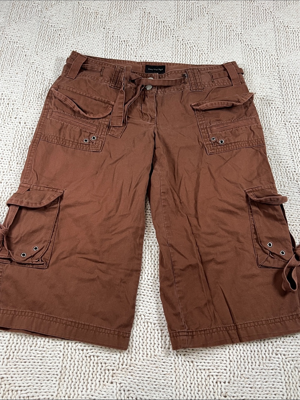 The Limited Drew Fit Brown Women's Cargo Shorts